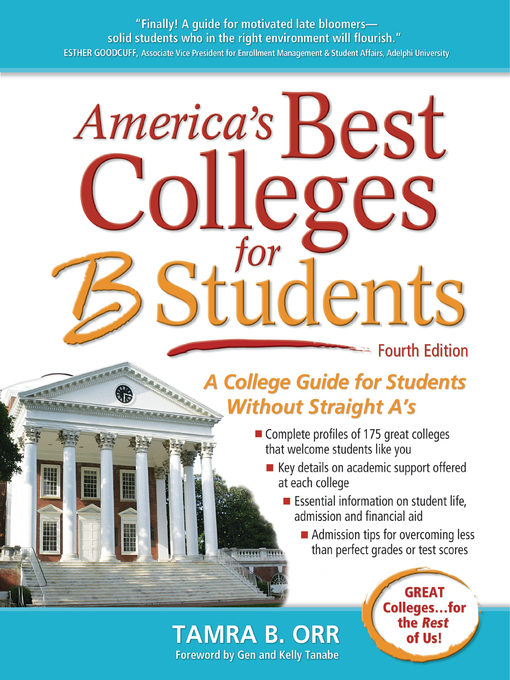 Title details for America's Best Colleges for B Students by Tamra B. Orr - Available